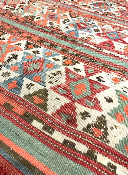 vintage colorful kilim / 25957 | WOVEN